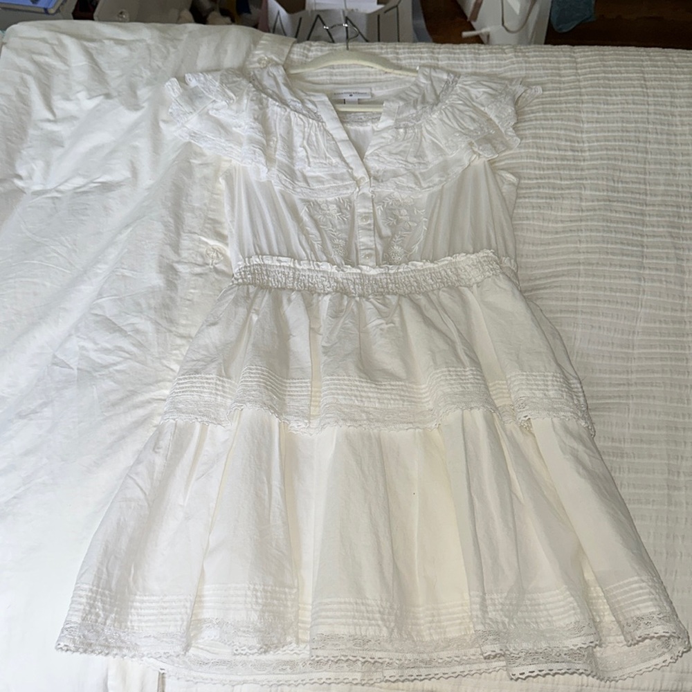 Loveshackfancy x target white dress. Size medium. Worn 2 times.